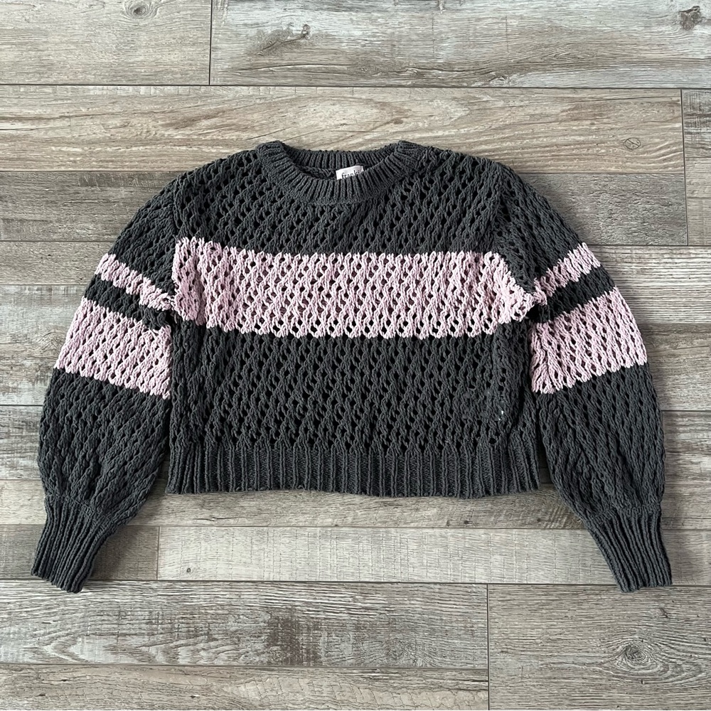 Franki Girls Loose Knit Sweater Size 7